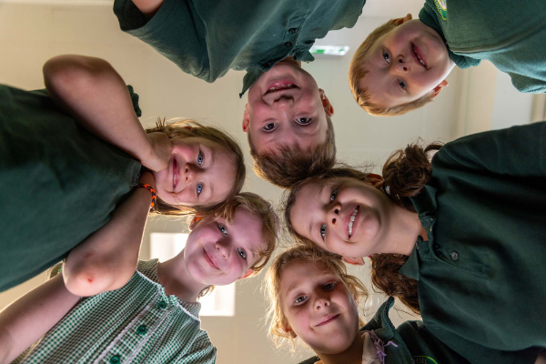 Pupils as Lostwithiel school